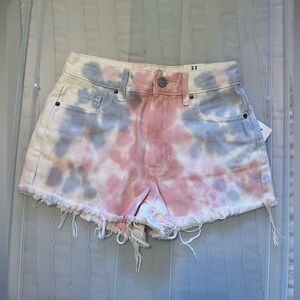 Pacsun cotton candy high rise shorts